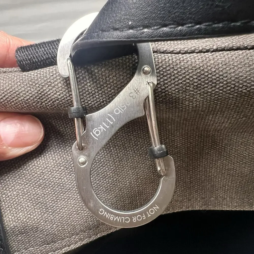 ART of SHAVING Backpack Large Gray Canvas Travel Utility Casual Logo Authentic